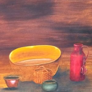 Original  oil painting  Salvador Bran